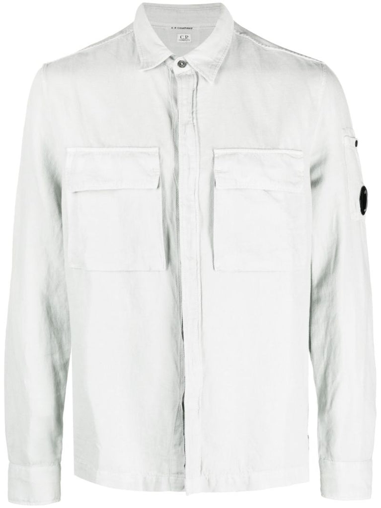 Grey Lens Detsil Shirt