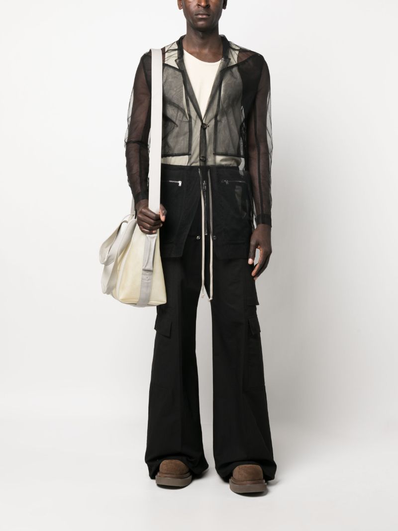 Black Transparent-design Blazer