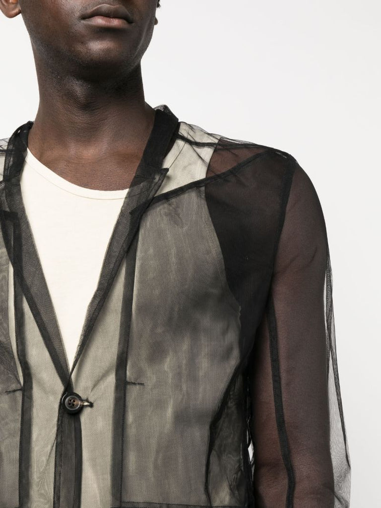 Black Transparent-design Blazer