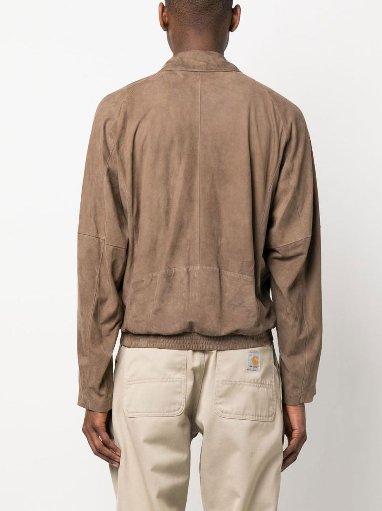 Brown Alain Zipped Jacket