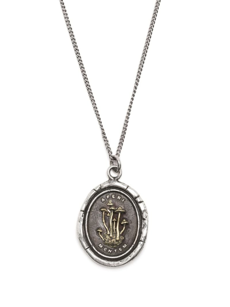 Sterling Silver Open Your Mind Talisman Necklace