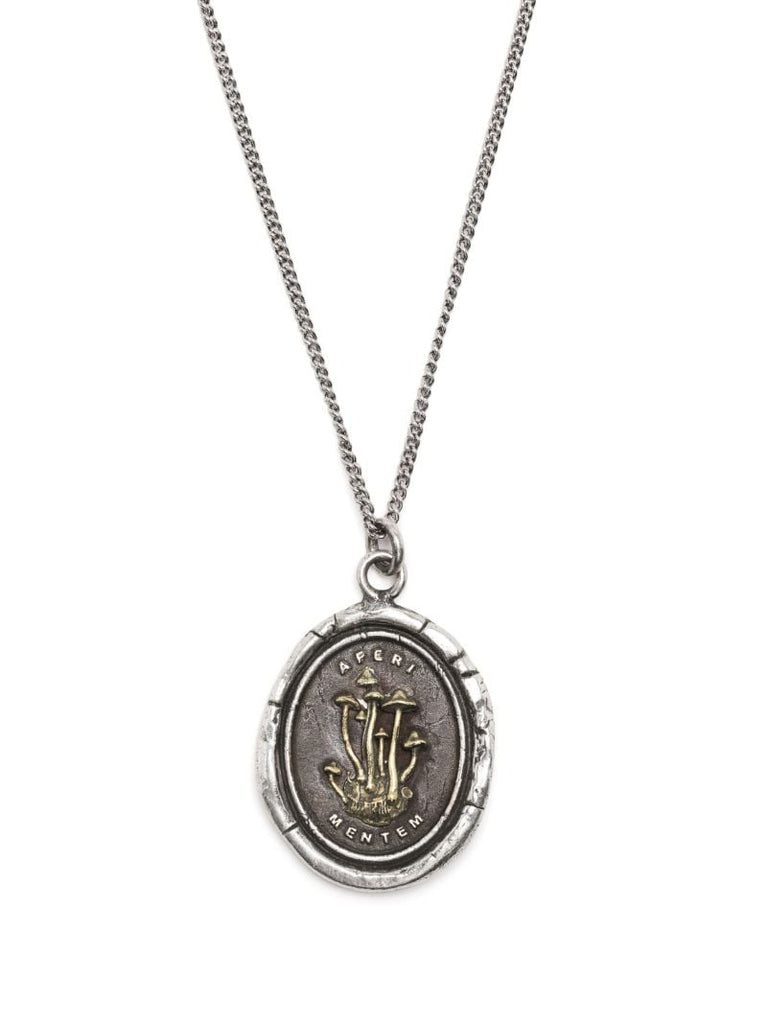 Sterling Silver Open Your Mind Talisman Necklace