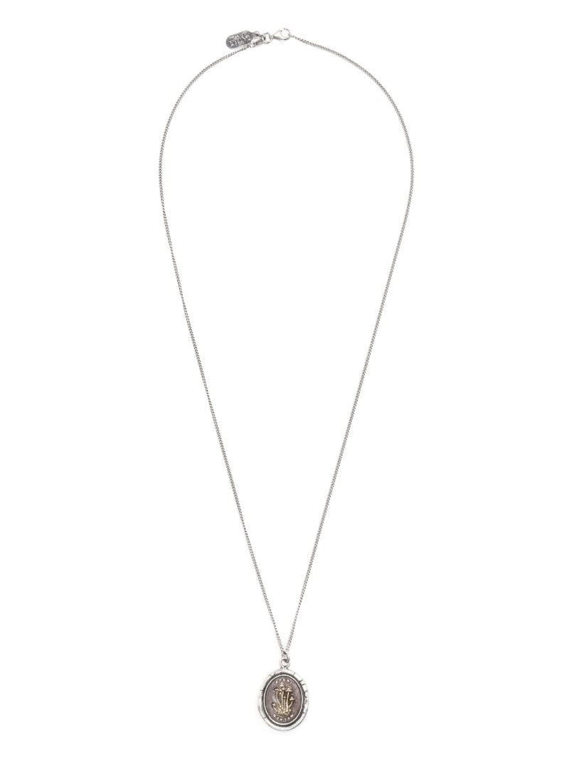 Sterling Silver Open Your Mind Talisman Necklace