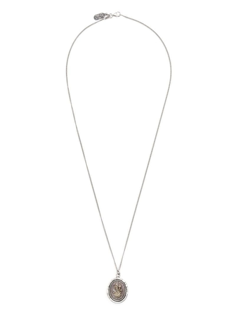 Sterling Silver Open Your Mind Talisman Necklace