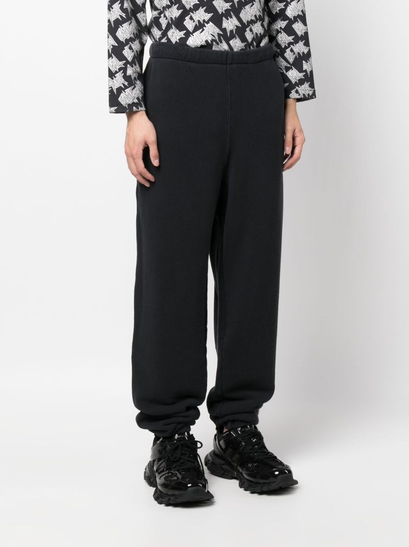Black Fleece Cotton Track Pants