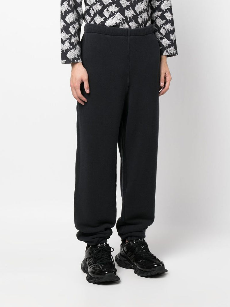 Black Fleece Cotton Track Pants