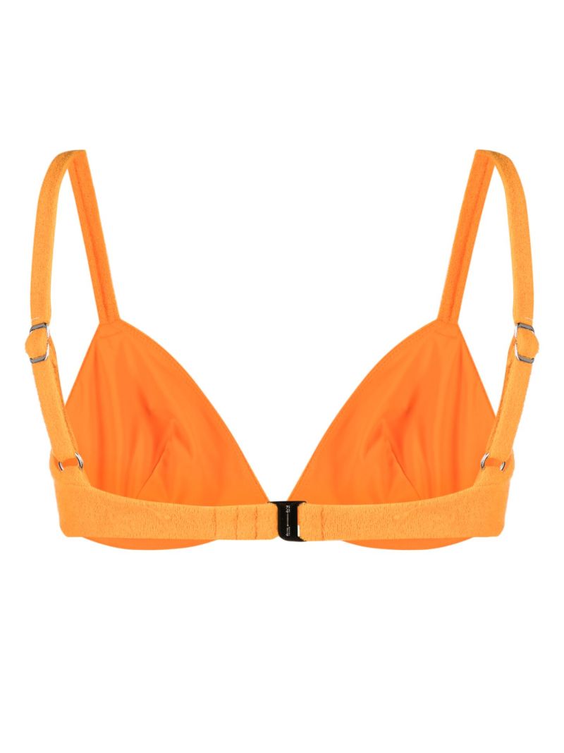 Orange the Triangle Bikini Top