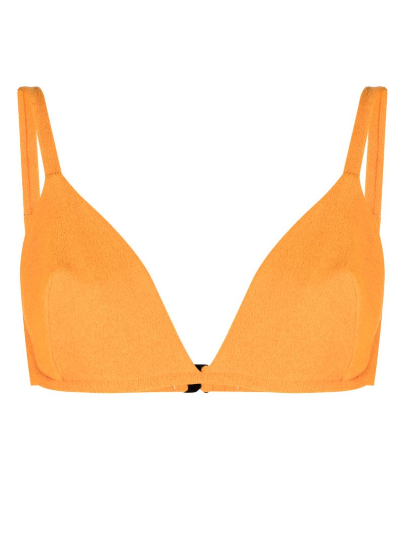 Orange the Triangle Bikini Top
