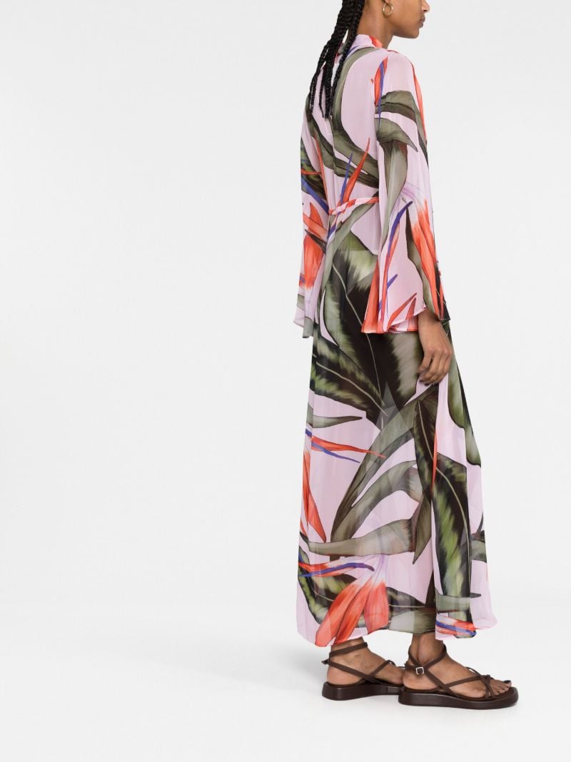 Green Betty Floral Print Beach Dress
