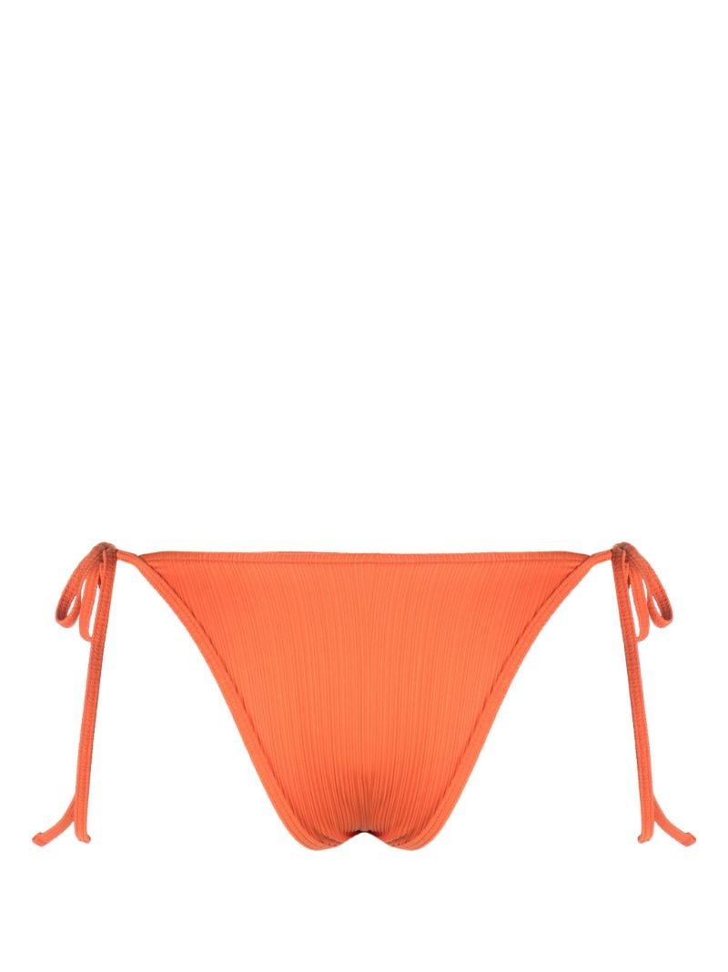 Orange Connor PlissÃ_x0083_Â© Side-tie Bikini Bottoms
