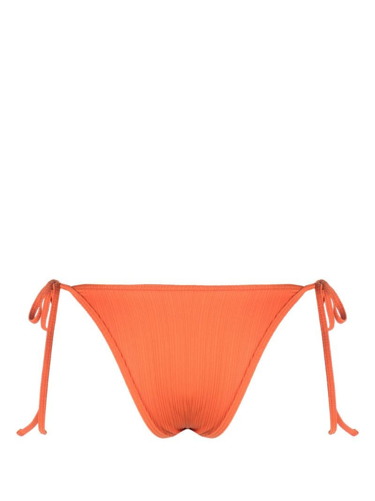 Orange Connor PlissÃ_x0083_Â© Side-tie Bikini Bottoms