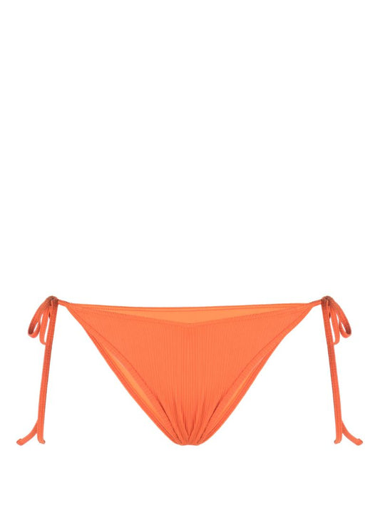 Orange Connor PlissÃ_x0083_Â© Side-tie Bikini Bottoms