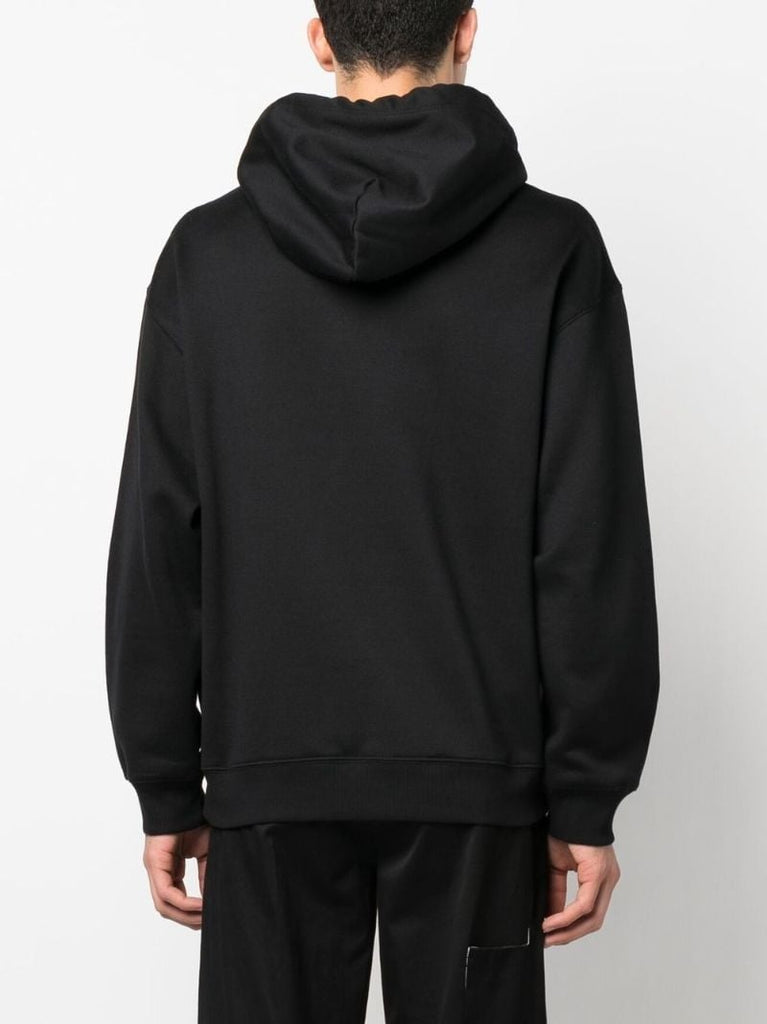 Black Vltn Cotton Hoodie