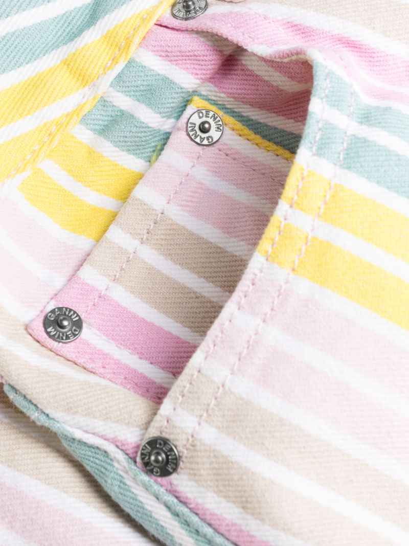 Yellow Striped Jeans