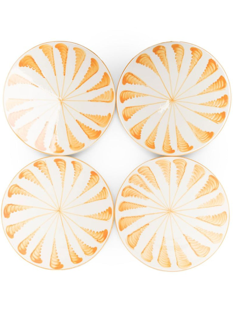 Orange Formentera Dinner Plate Set