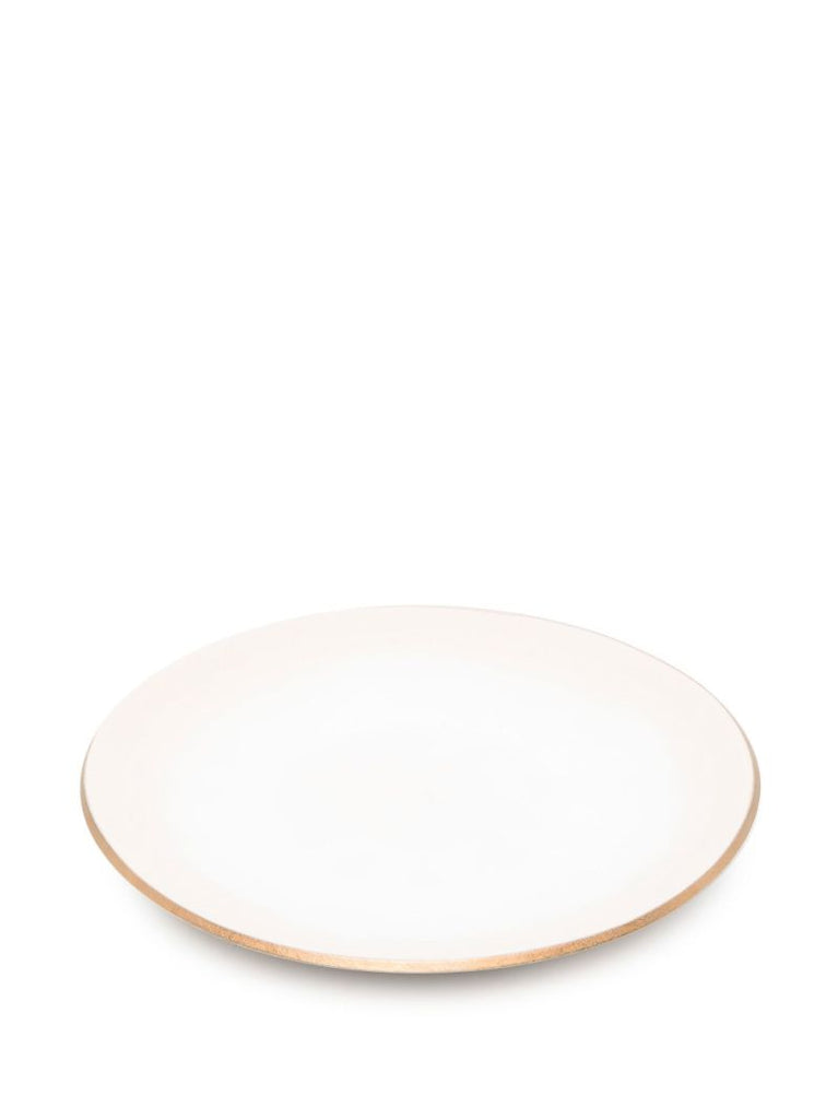 Pink Ceramic Dessert Plate Set