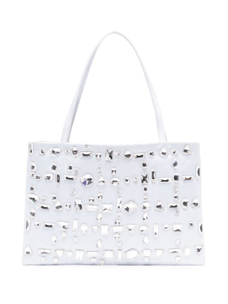 Blue Suki Crystal-embellished Shoulder Bag