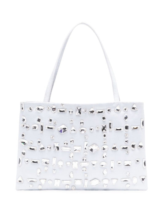 Blue Suki Crystal-embellished Shoulder Bag