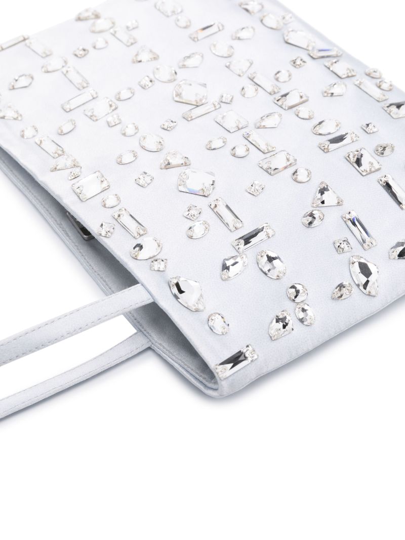 Blue Suki Crystal-embellished Shoulder Bag