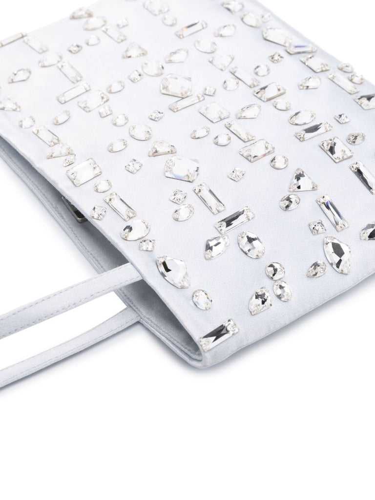 Blue Suki Crystal-embellished Shoulder Bag