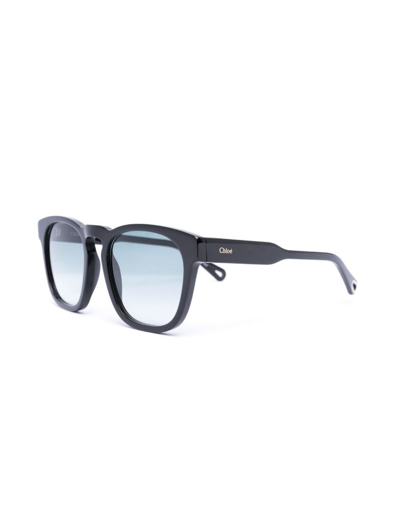 Black Xena Square Sunglasses