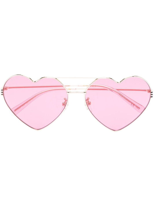 Gold-tone Heart Sunglasses