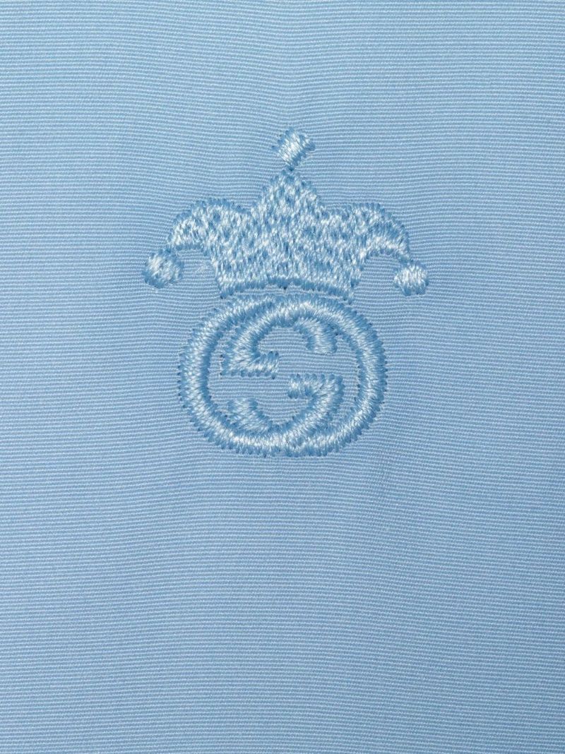 Blue Interlocking G Cotton Shirt
