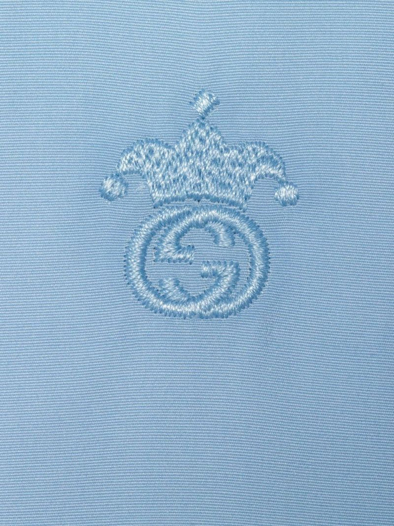 Blue Interlocking G Cotton Shirt