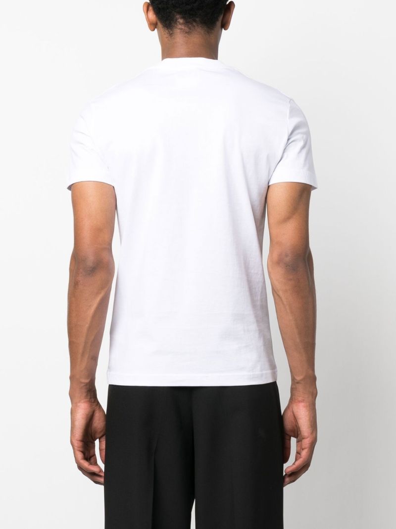 White Logo-print Short-sleeve T-shirt