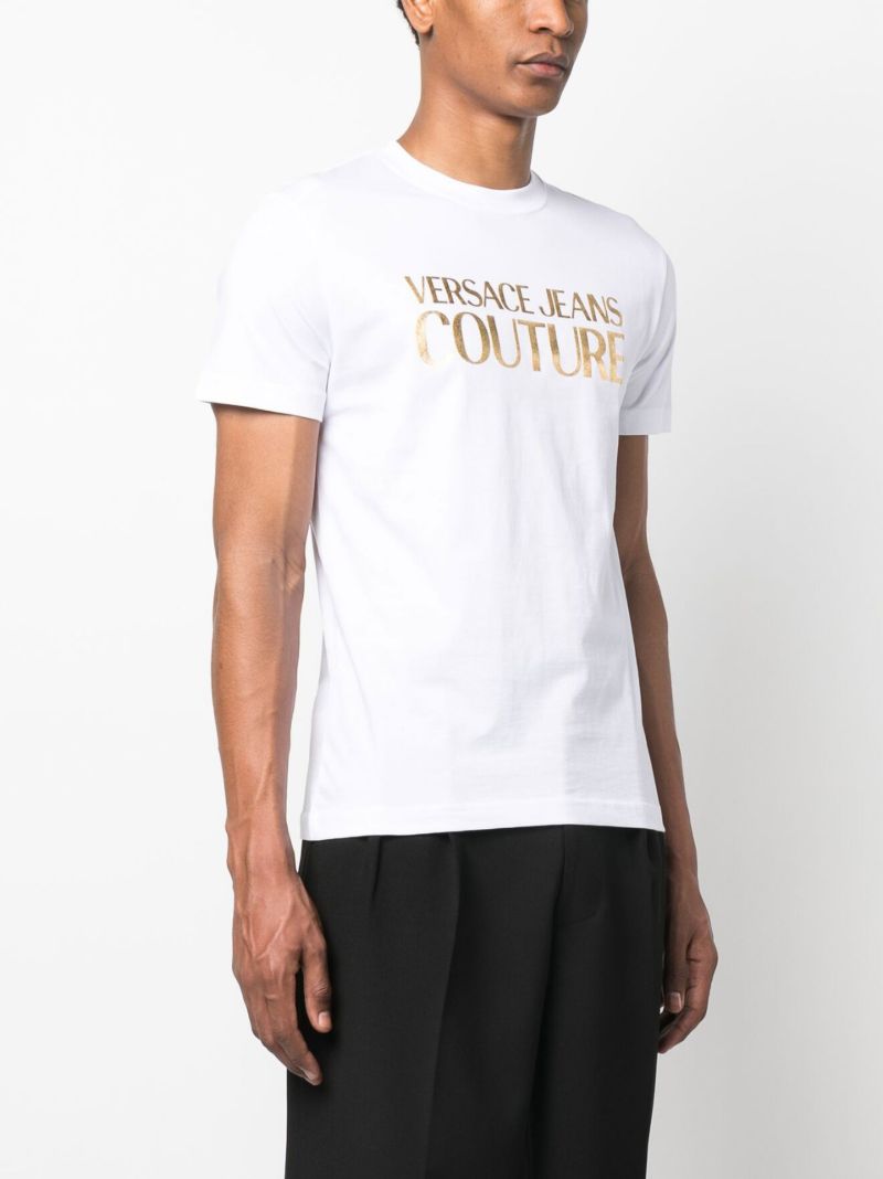 White Logo-print Short-sleeve T-shirt