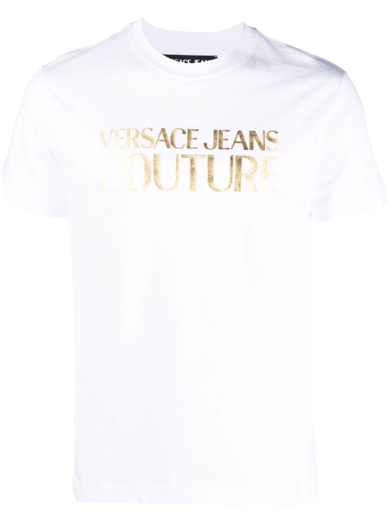 White Logo-print Short-sleeve T-shirt