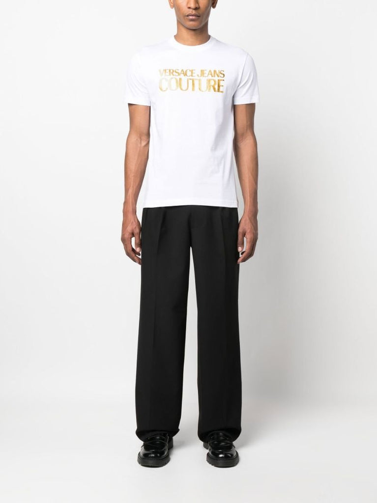 White Logo-print Short-sleeve T-shirt