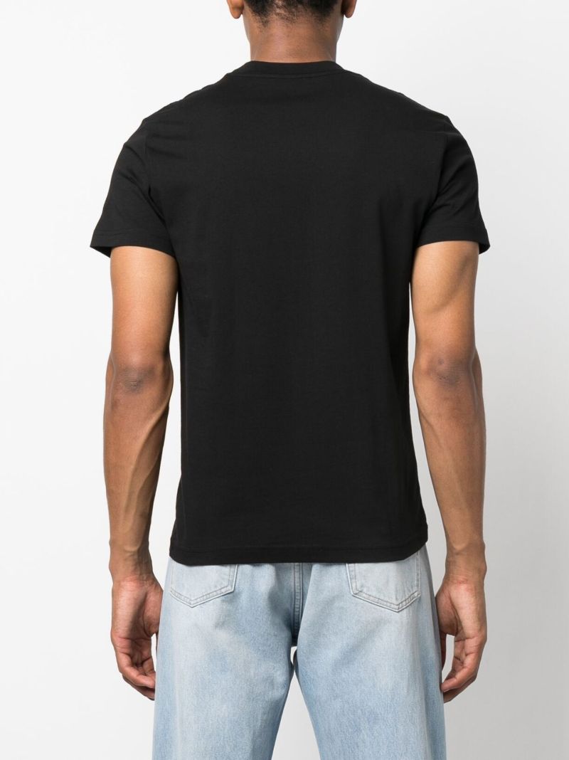 Black Logo-print Short-sleeve T-shirt