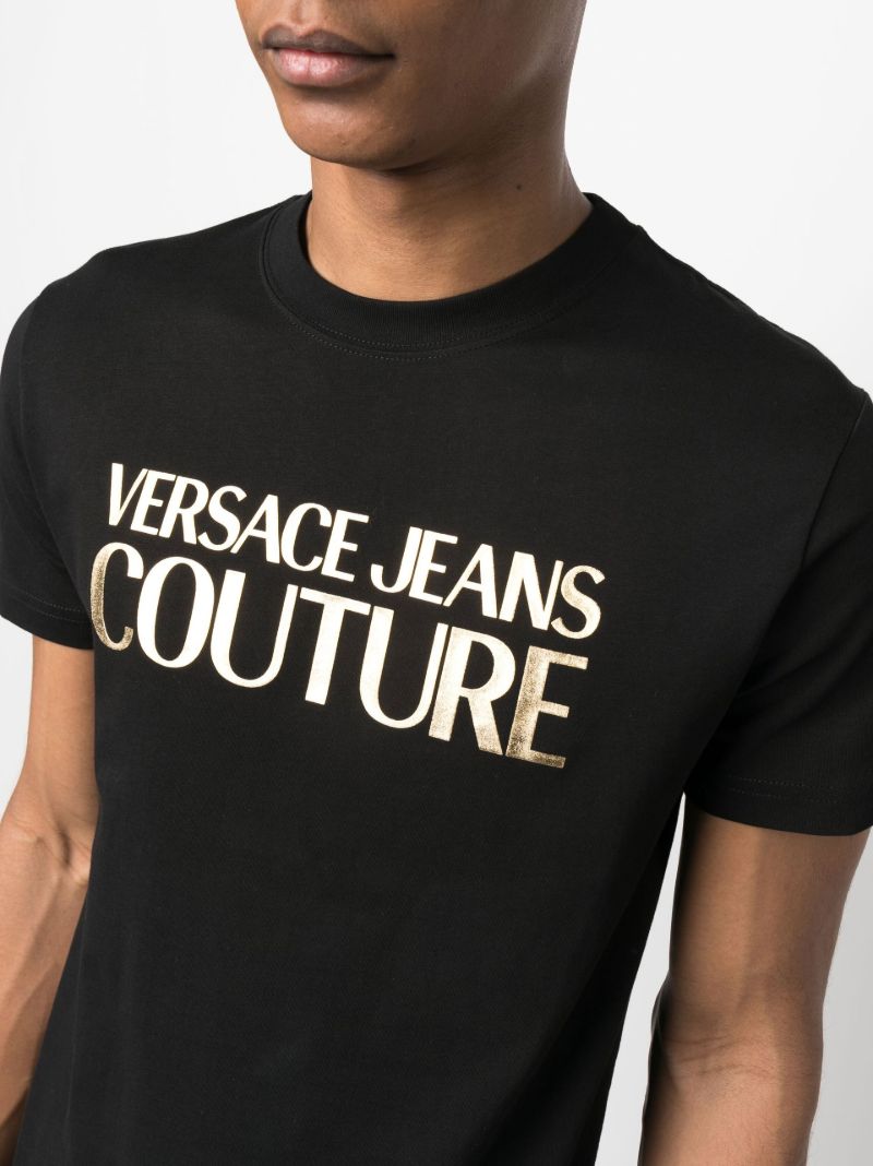 Black Logo-print Short-sleeve T-shirt