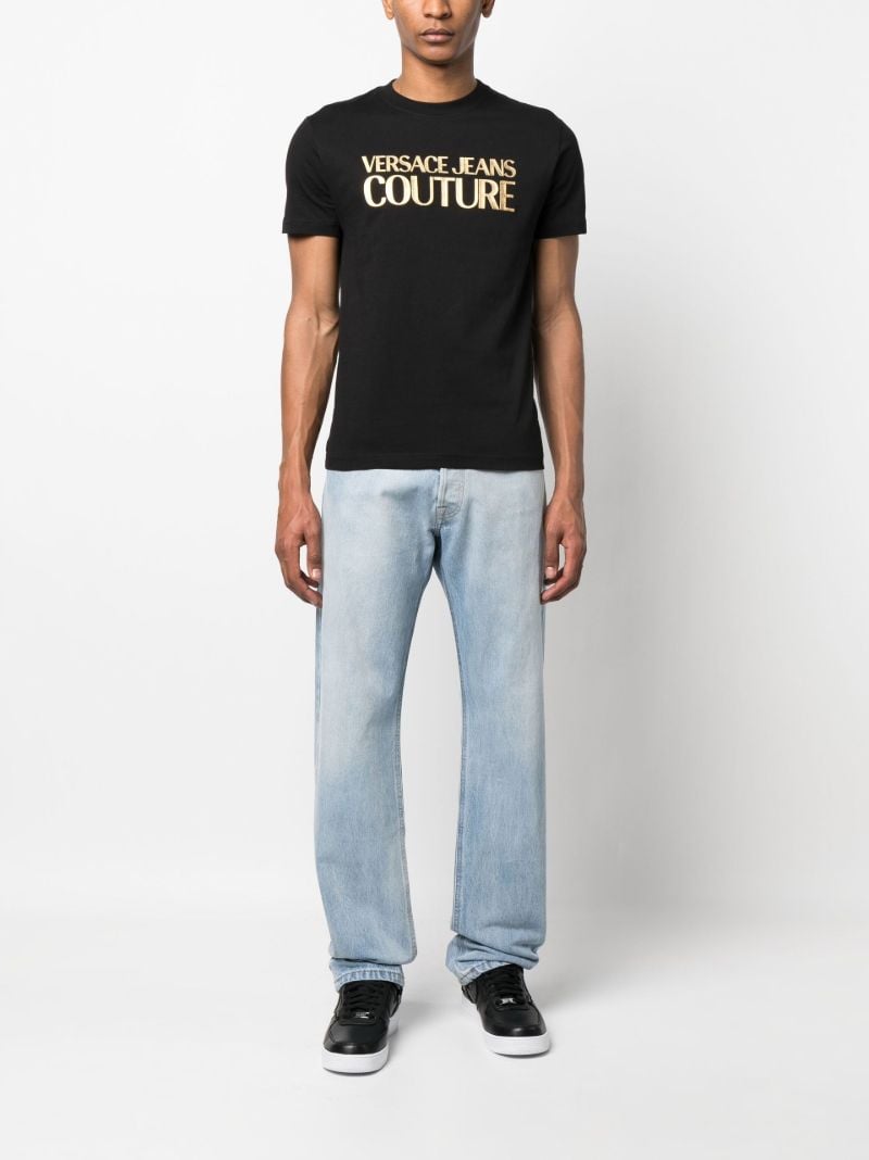 Black Logo-print Short-sleeve T-shirt