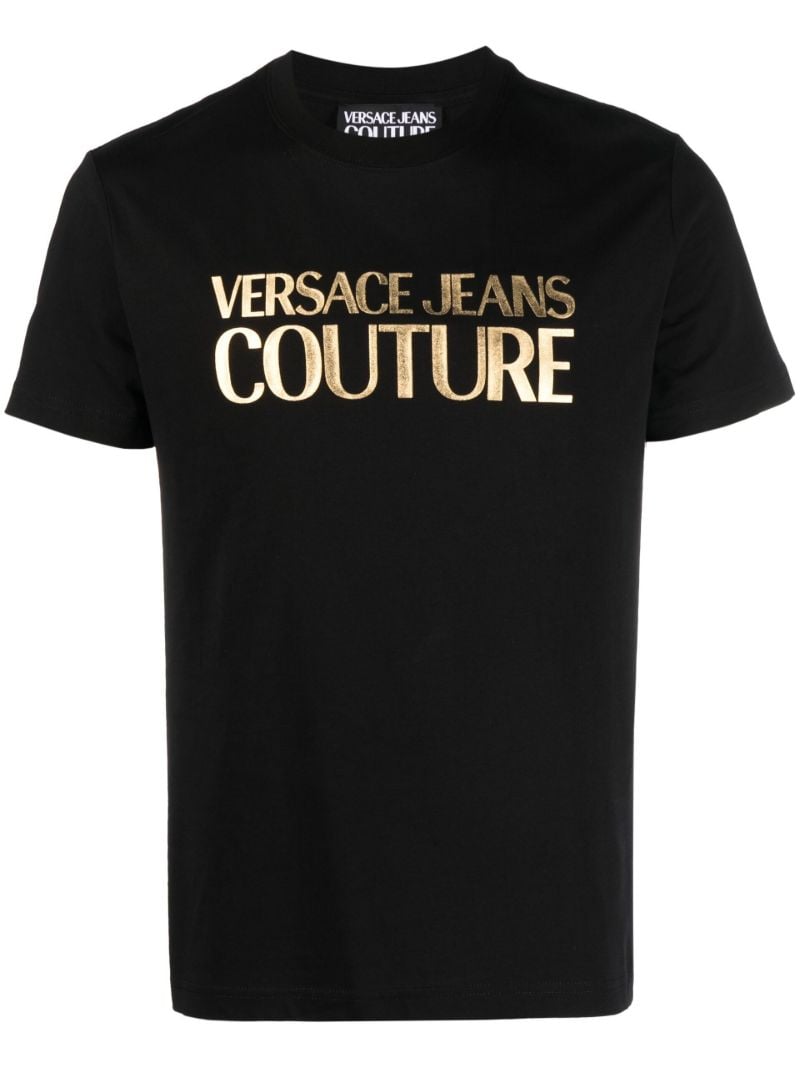 Black Logo-print Short-sleeve T-shirt