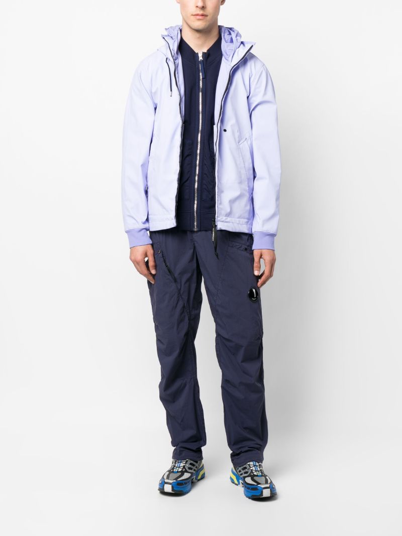 Purple Gd Shell Goggle Hooded Jacket