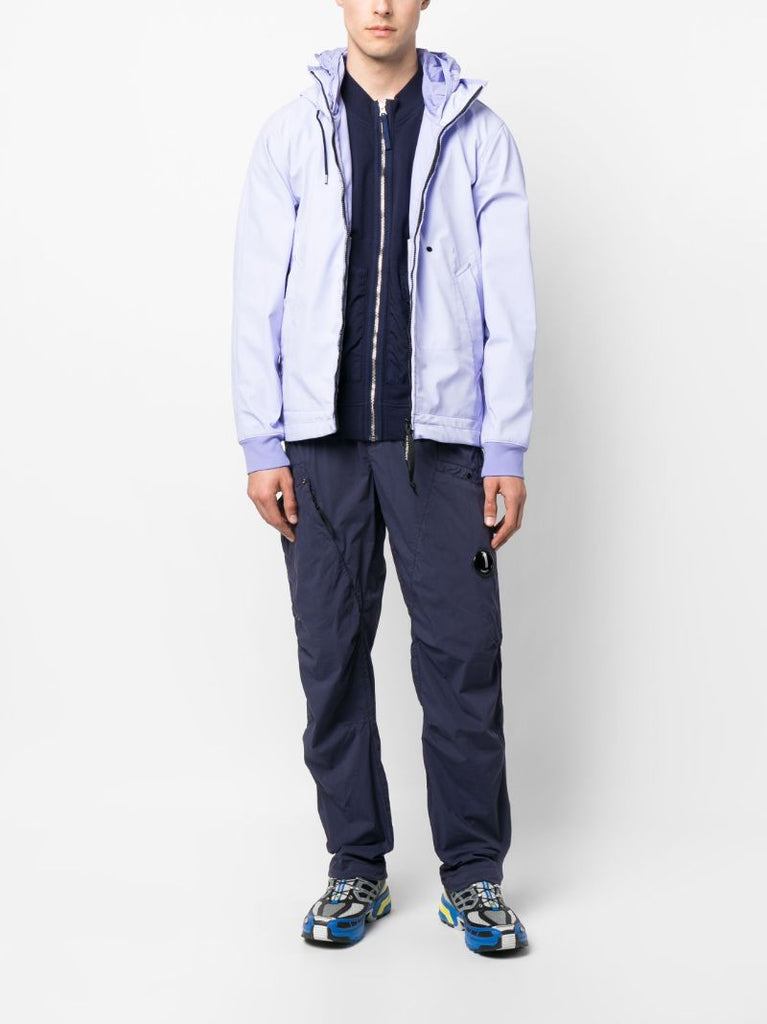 Purple Gd Shell Goggle Hooded Jacket