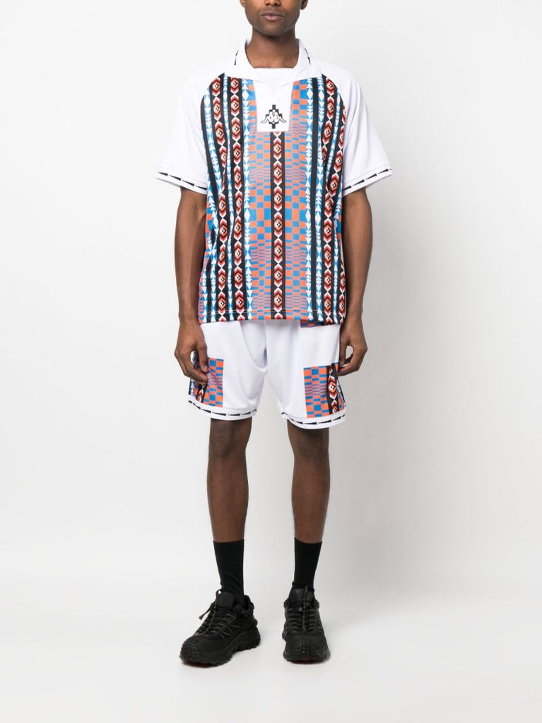 X Kappa Mix-print Polo Shirt