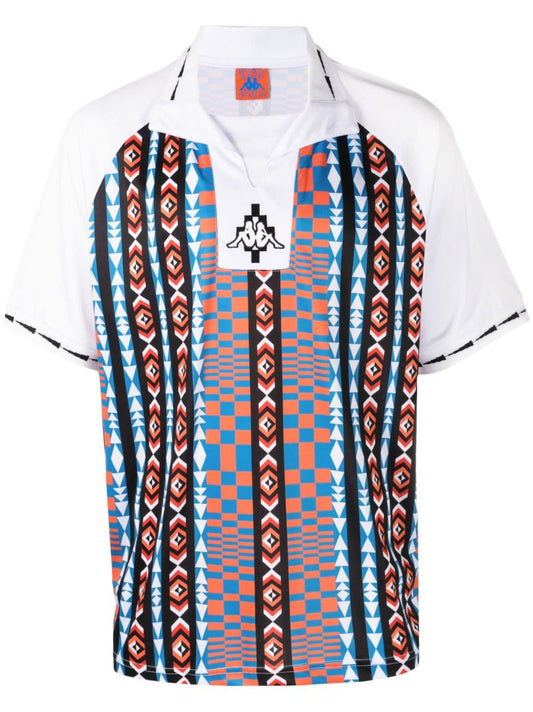 X Kappa Mix-print Polo Shirt