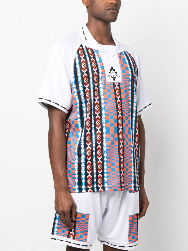 X Kappa Mix-print Polo Shirt