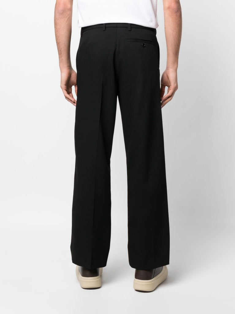 Black Gilles Straight-leg Wool Trousers