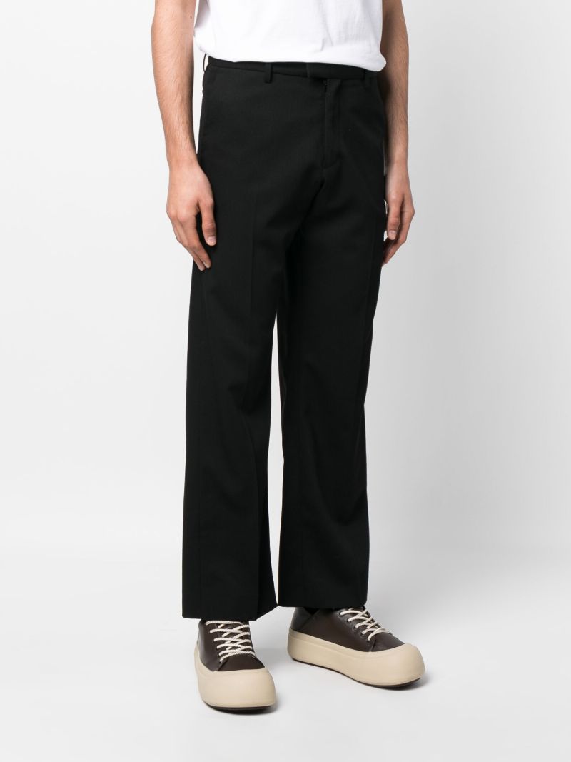 Black Gilles Straight-leg Wool Trousers