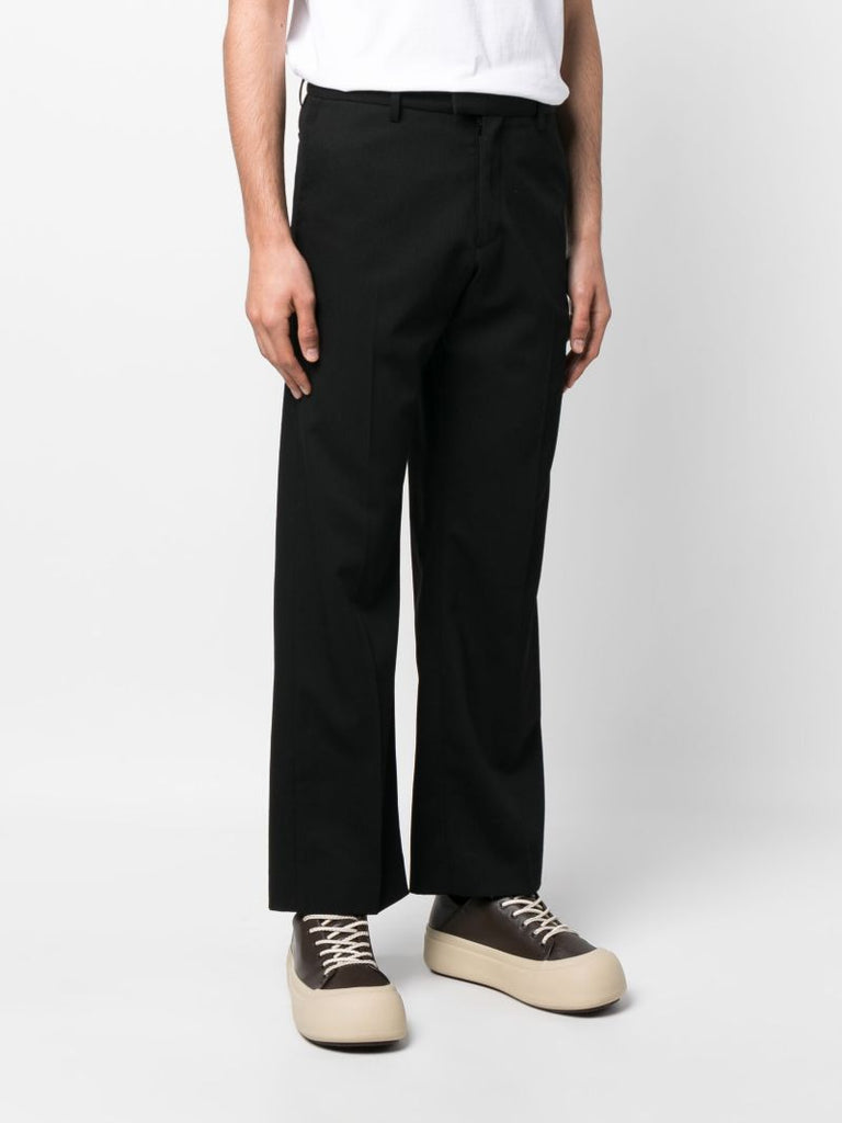Black Gilles Straight-leg Wool Trousers