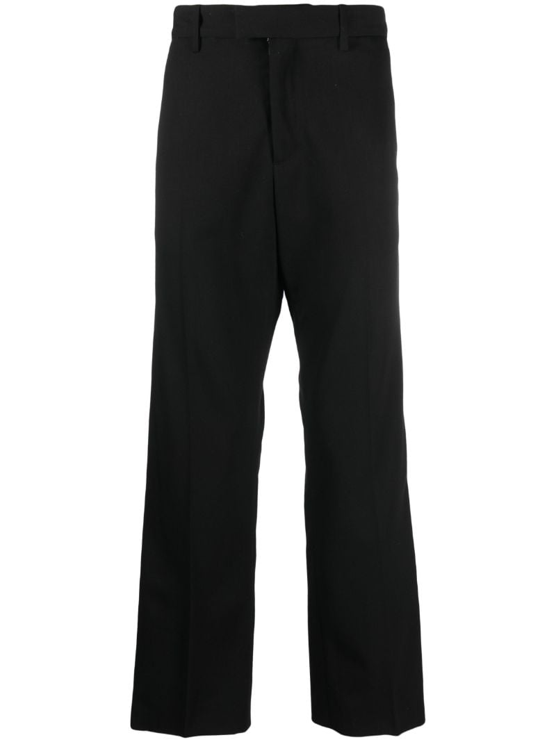 Black Gilles Straight-leg Wool Trousers