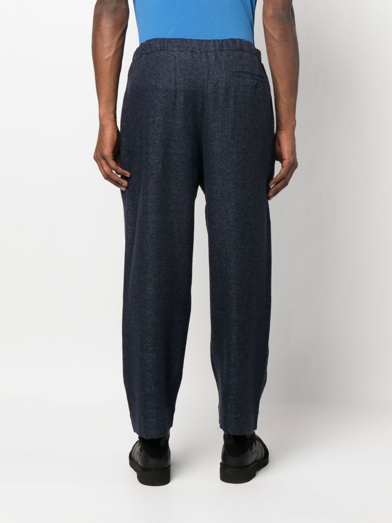 Blue Ed Straight-leg Trousers