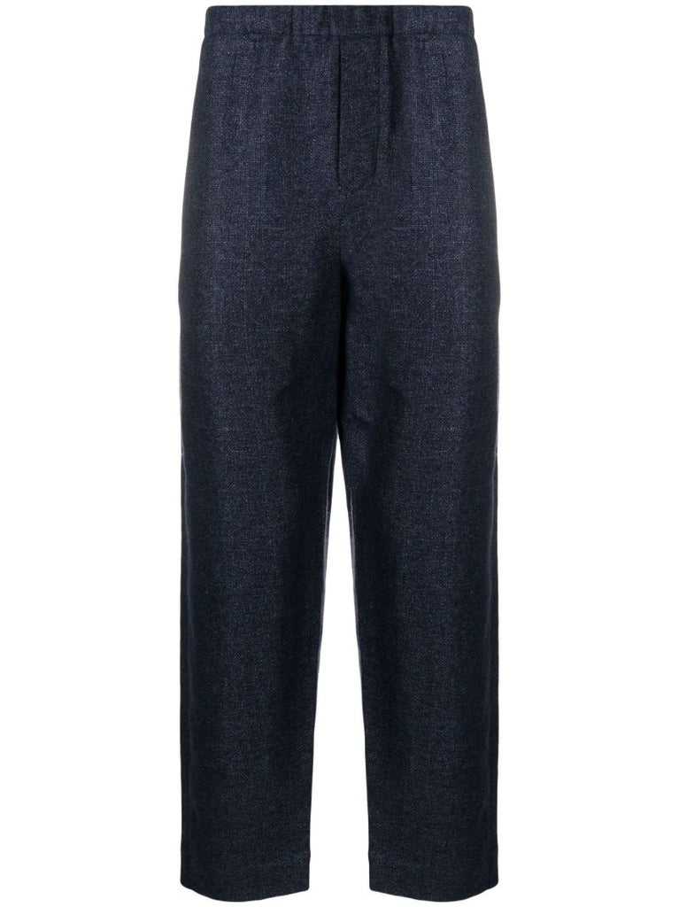 Blue Ed Straight-leg Trousers