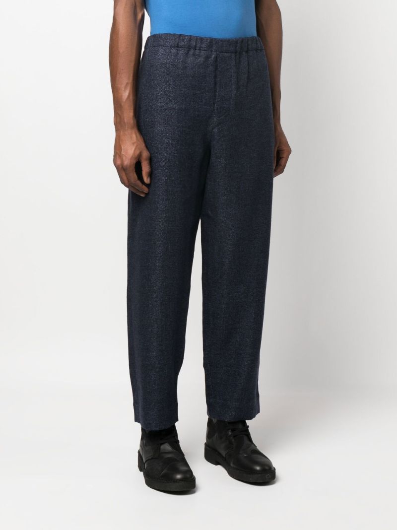 Blue Ed Straight-leg Trousers