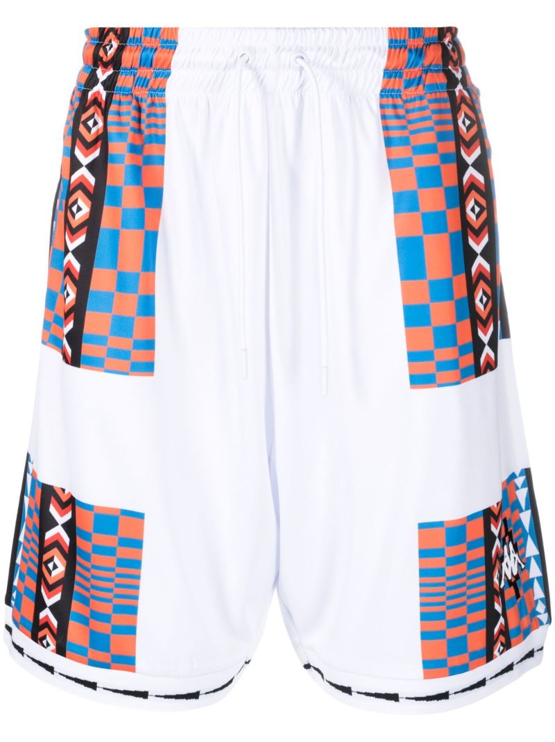 X Kappa White Track Shorts