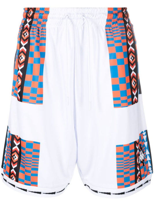 X Kappa White Track Shorts